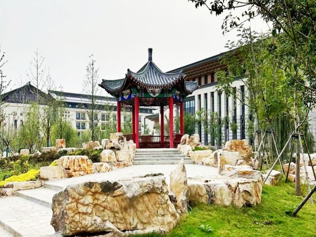 精品工程：中式园林景观古亭